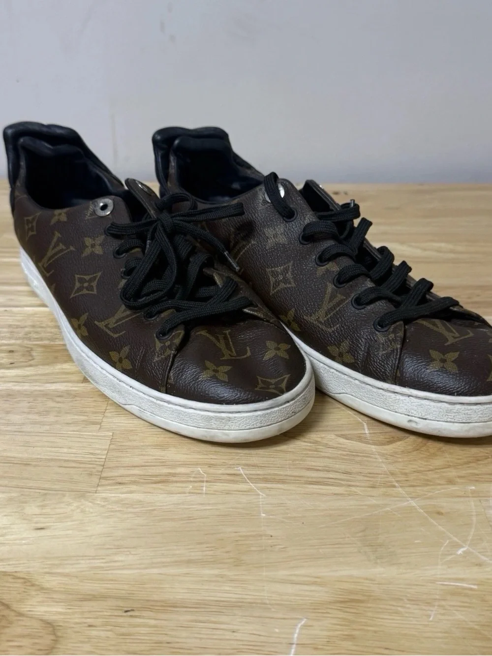 Louis Vuitton Luxembourg Canvas Monogram Sneakers Mens UK 7 US 8 - Picture 3 of 10